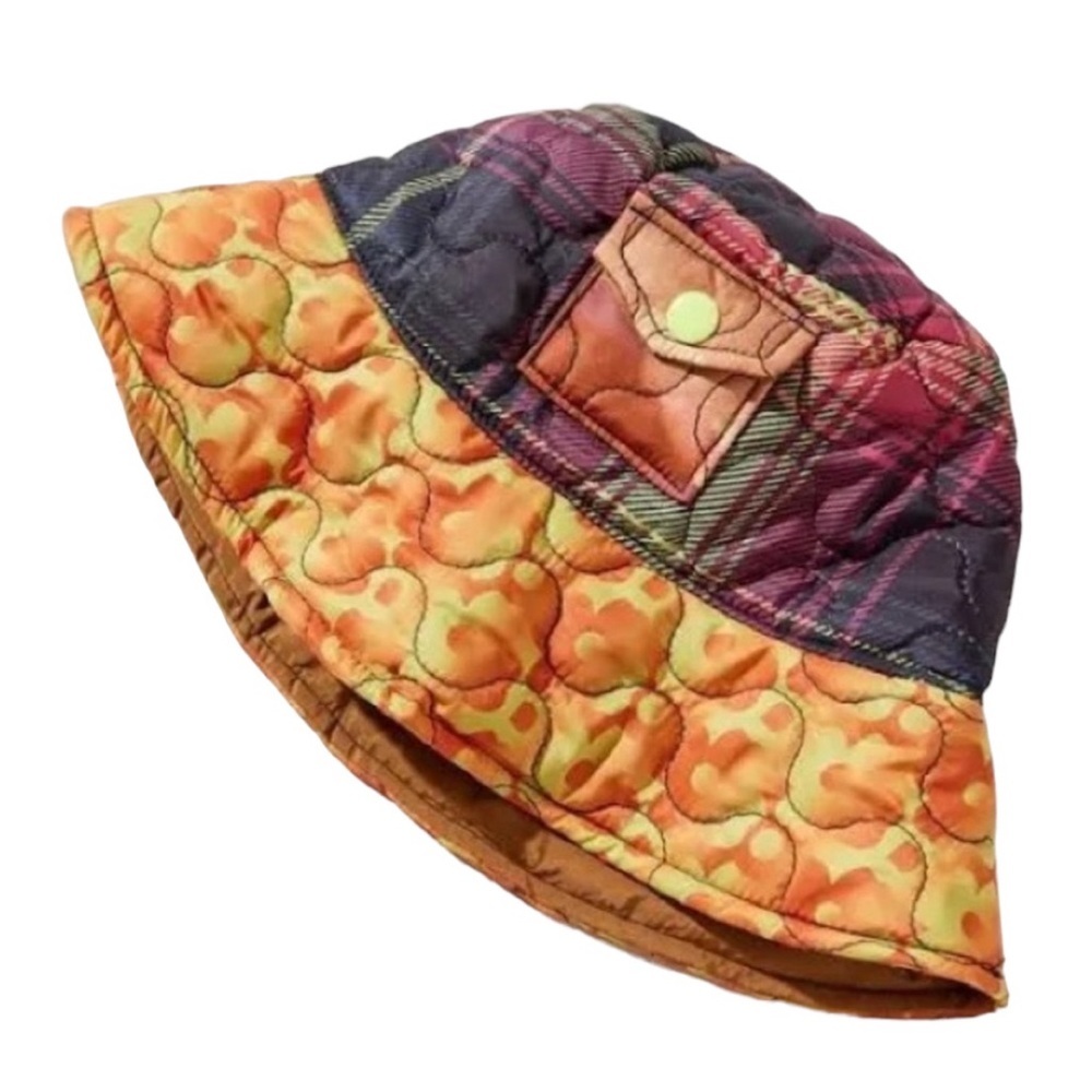 Urban Outfitters Nylon Mix Printed Bucket Hat